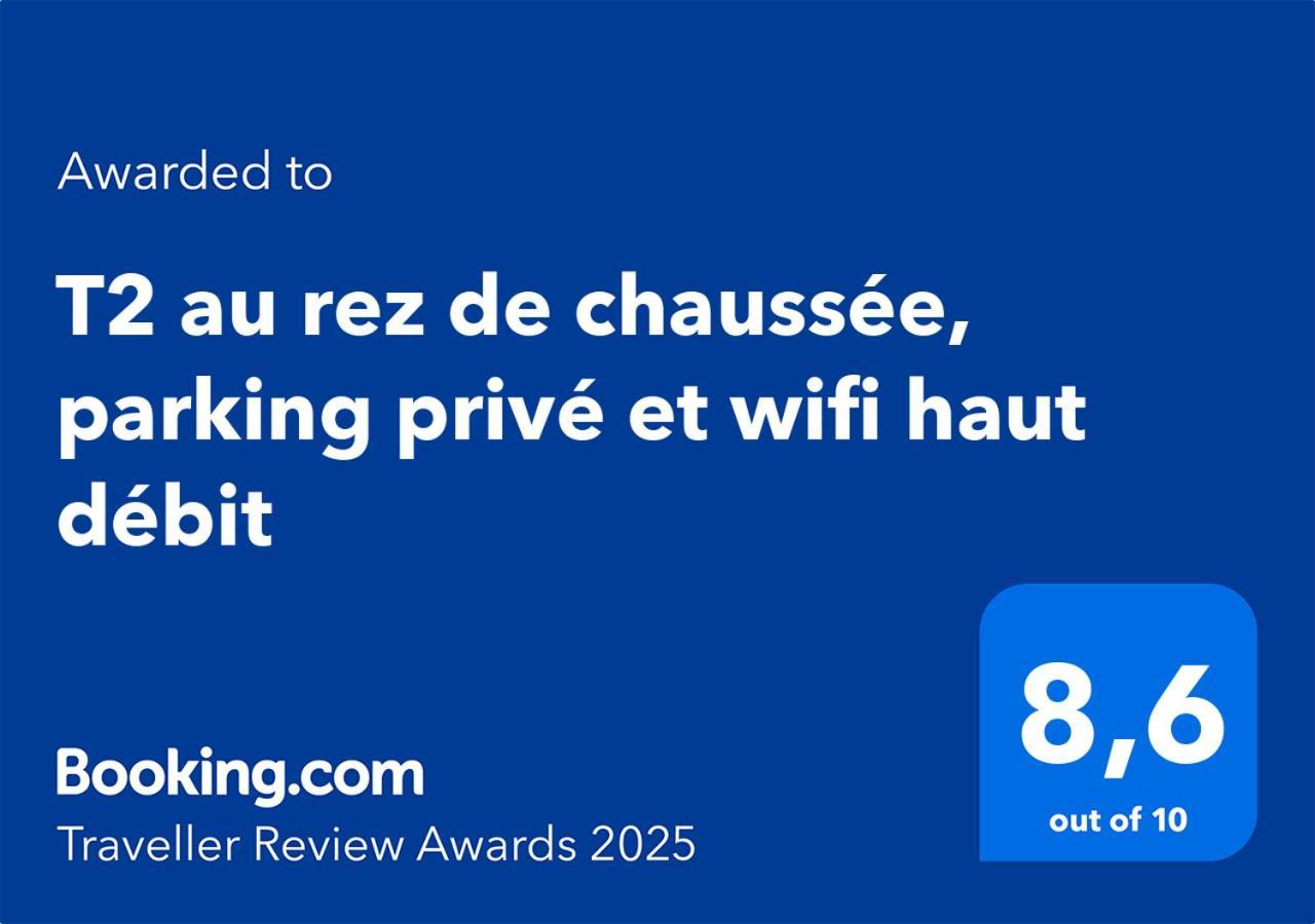 T2 Au Rez De Chaussee, Parking Prive Et Wifi Haut Debit Le Tampon Eksteriør bilde